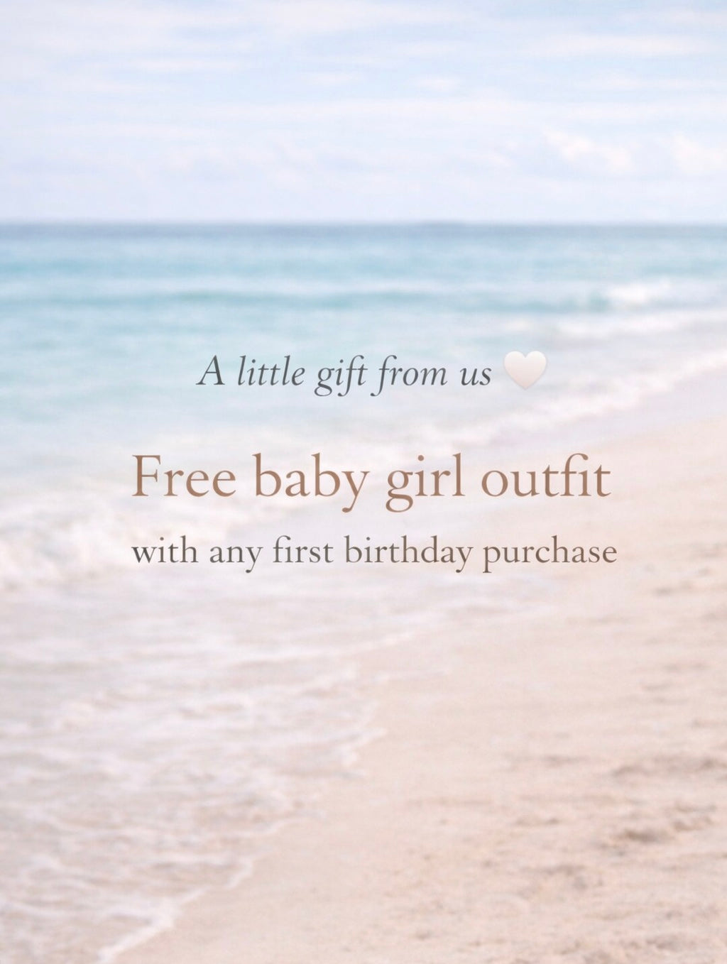 Complimentary Baby Girl Eyelet Outfit – Gift with Purchase