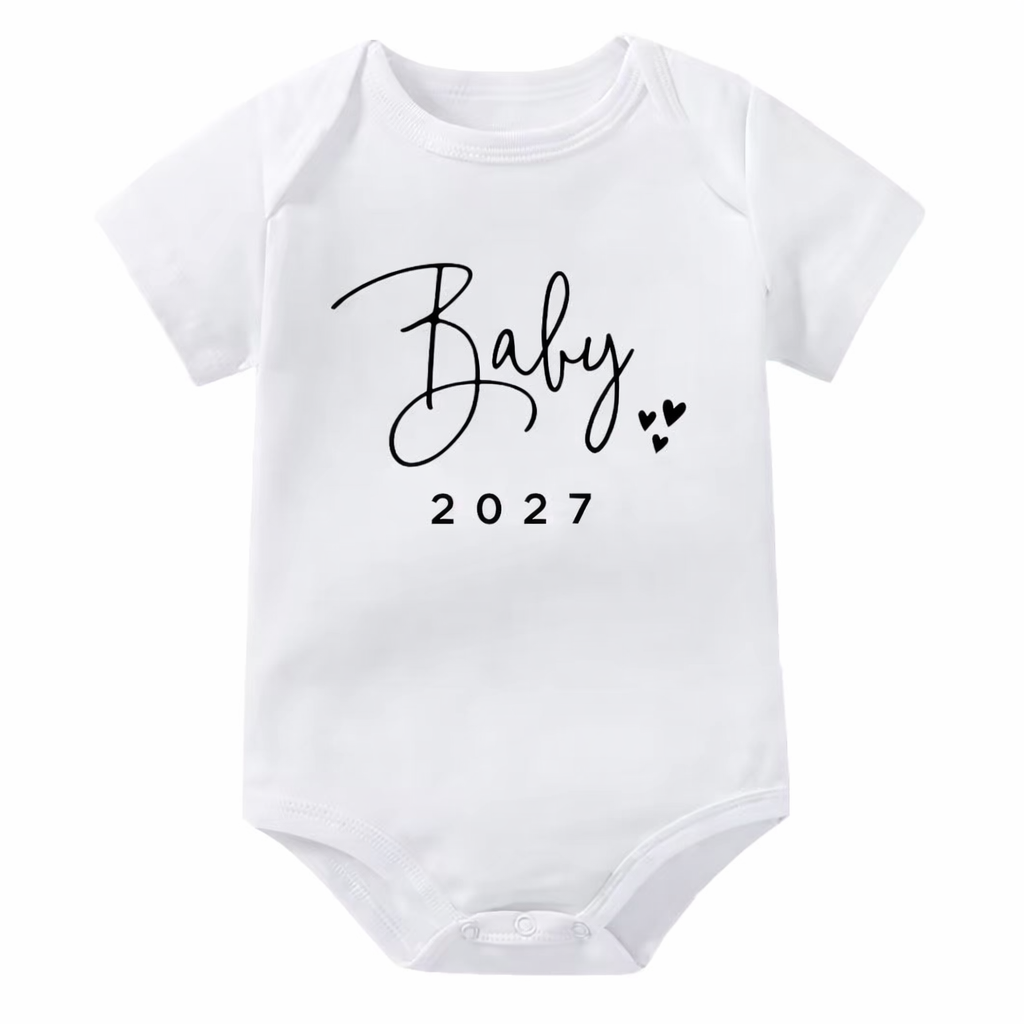 Fluff + Buff® Baby 2027 Pregnancy Announcement Onesie
