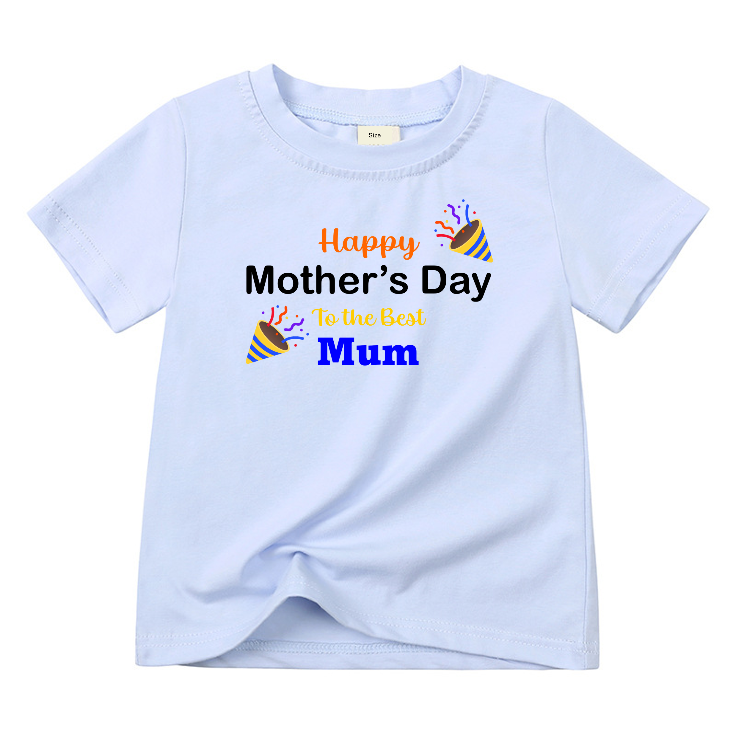 Fluff + Buff® Mother’s Day Children’s T-Shirt - Blue