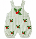 Christmas Embroidered Baby Romper
