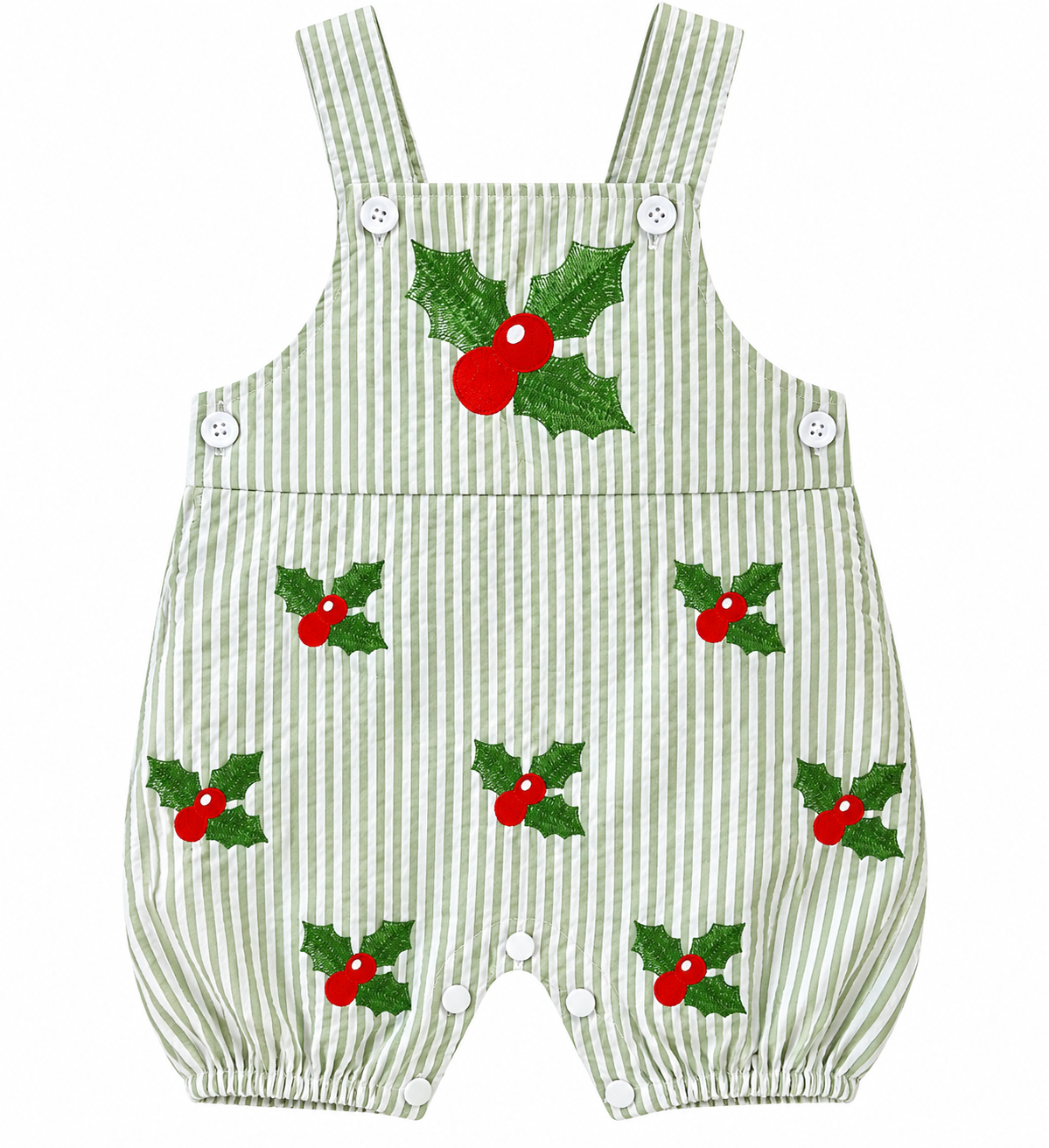 Christmas Embroidered Baby Romper