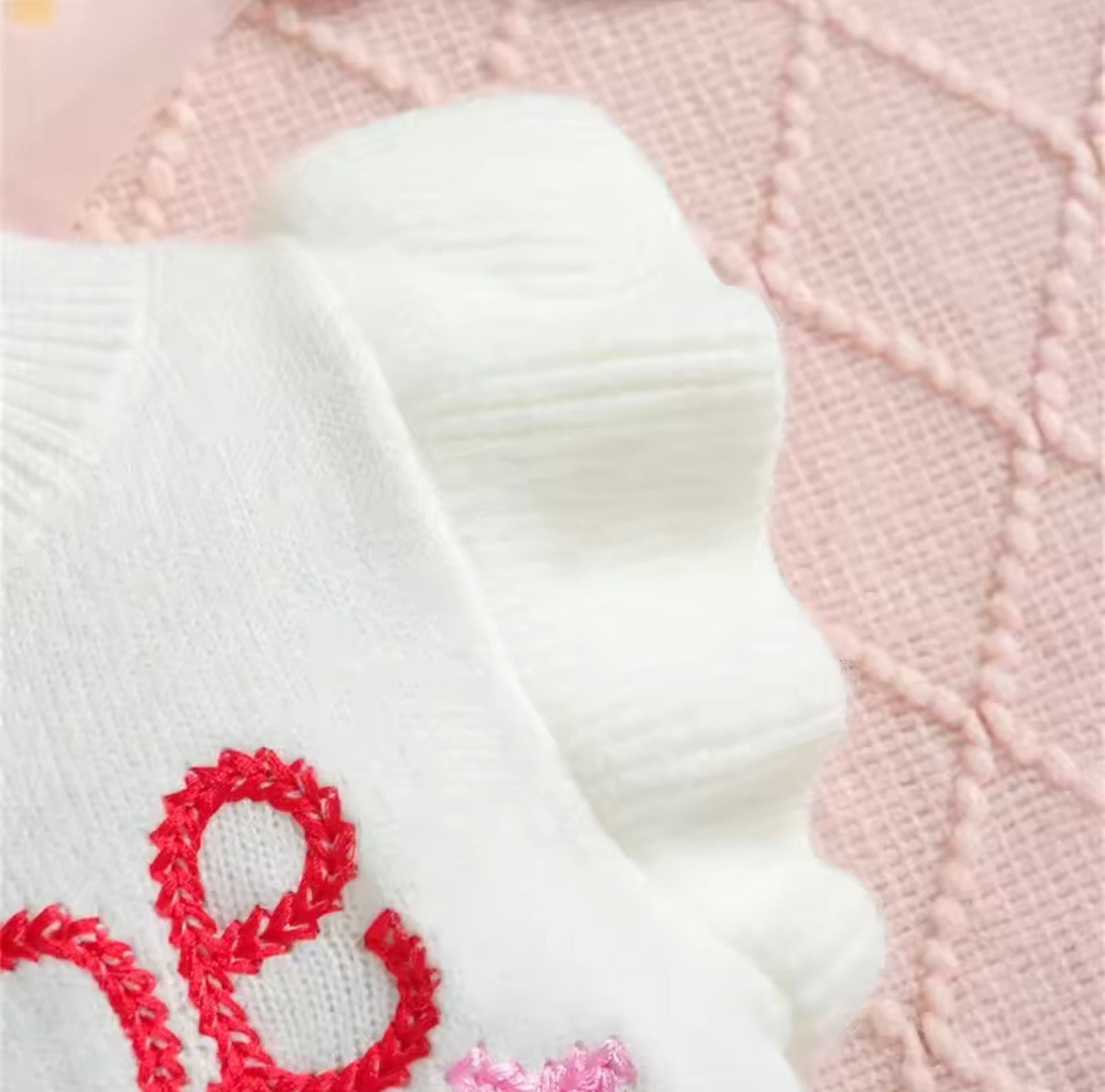 Anna “One” Autumn Birthday Knit Romper – Baby Girl First Birthday Outfit