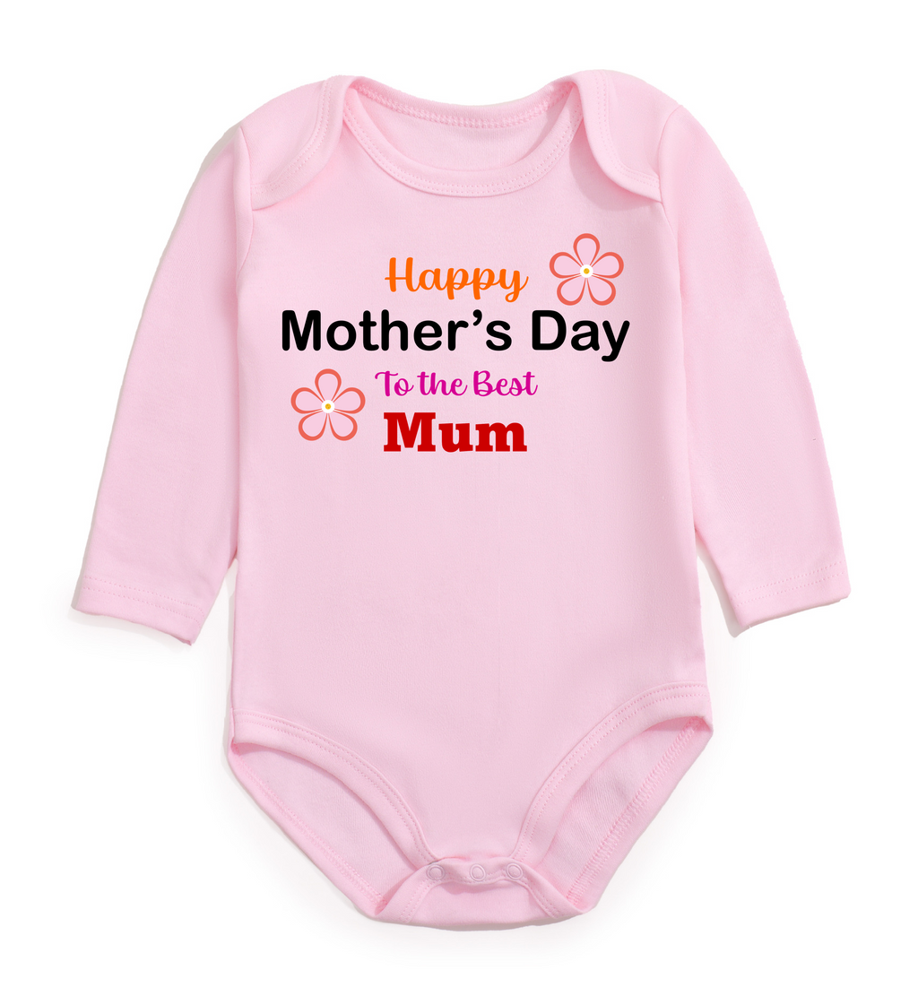 Fluff + Buff® Mother’s Day Baby Onesie - Pink