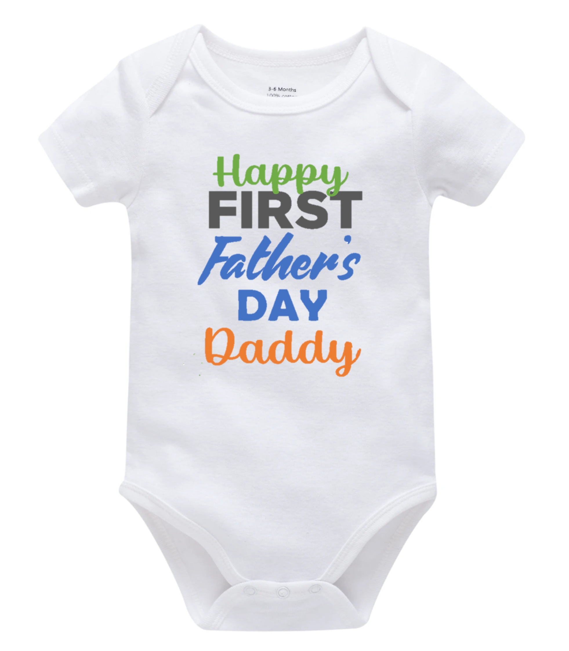 Fluff + Buff® First Father’s Day Onesie - White