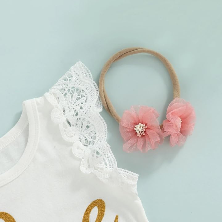 Dara 'One' First Birthday Ensemble - Short Sleeve